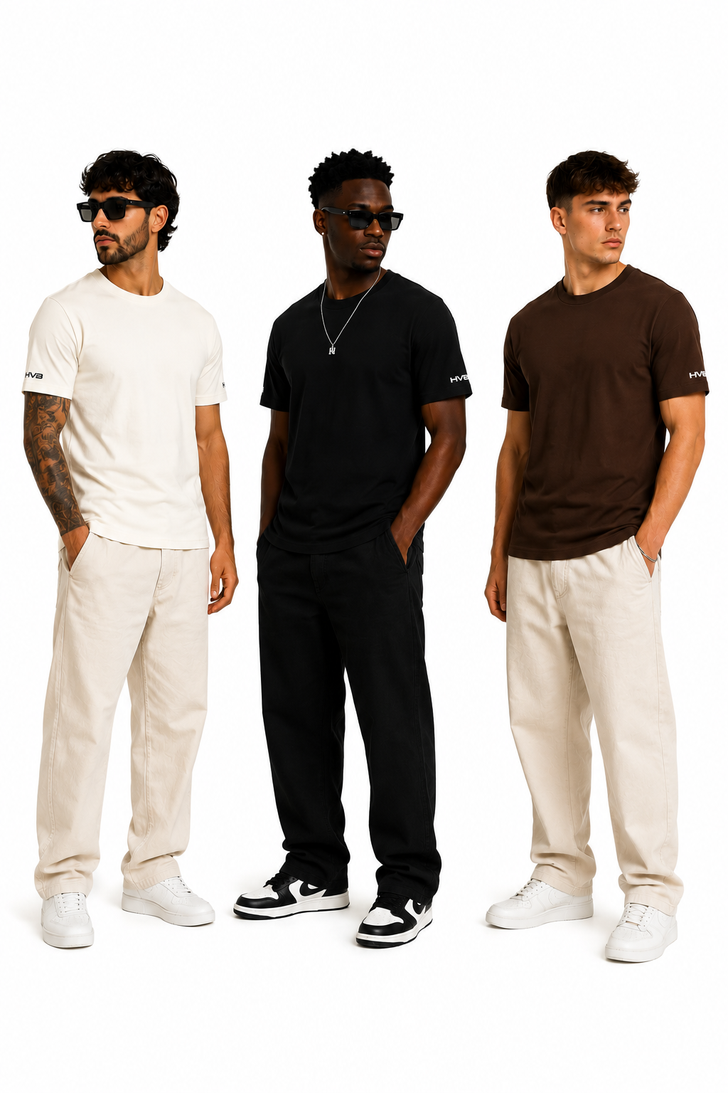 3 Camisetas Basic