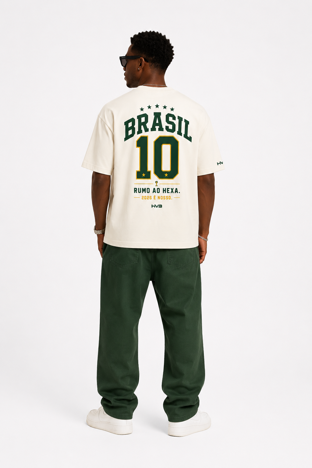 Oversized Rumo ao Hexa Brasil 10