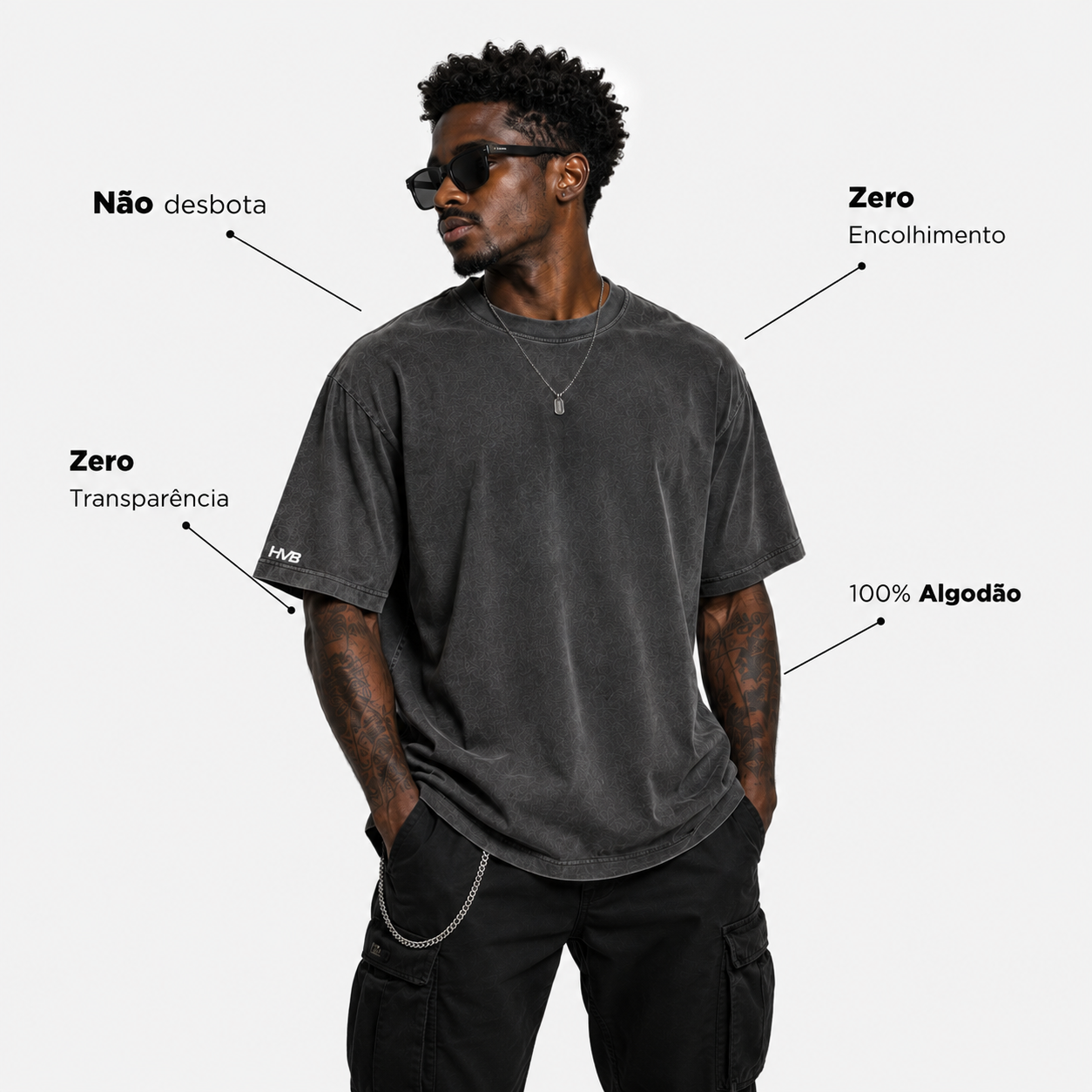 Camiseta Basic HVB Lisa
