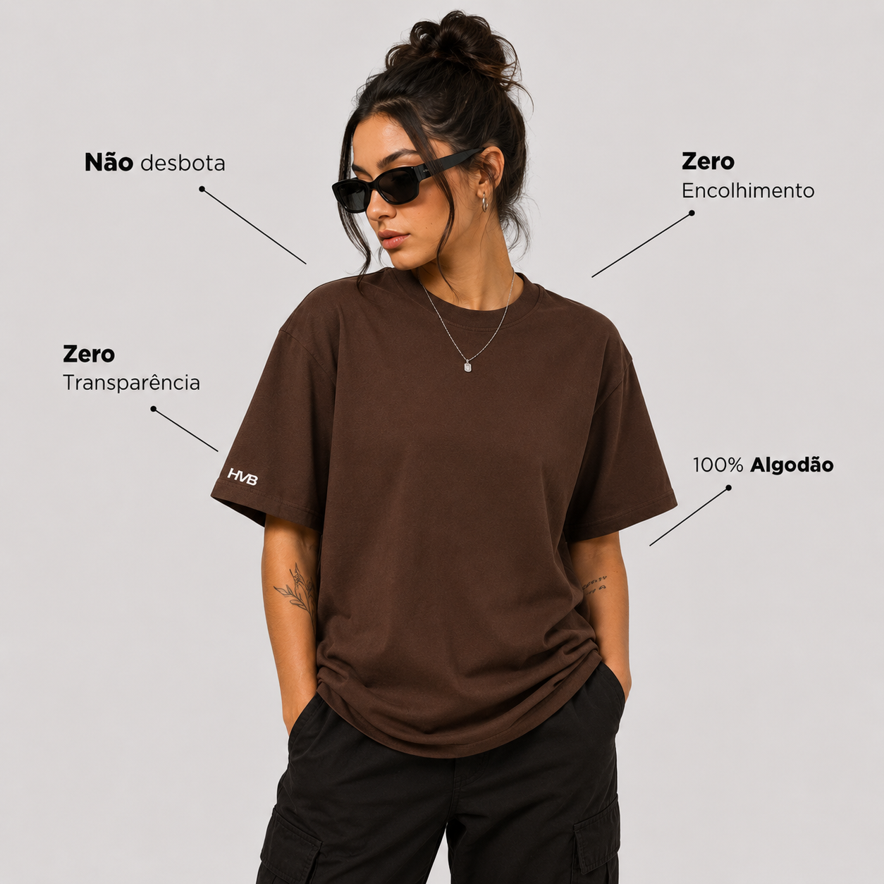 Camiseta Basic HVB Lisa