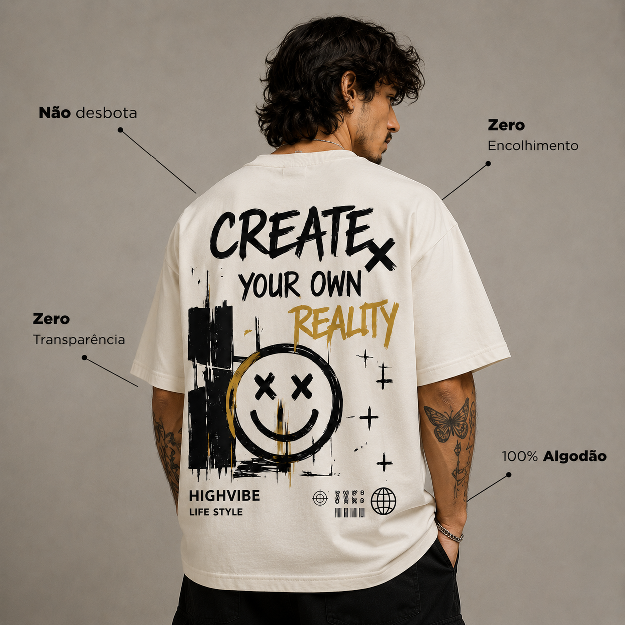 Oversized Creat Your Own Reality