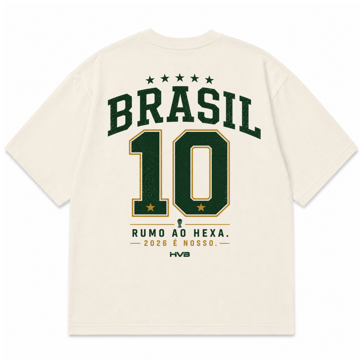 Oversized Rumo ao Hexa Brasil 10