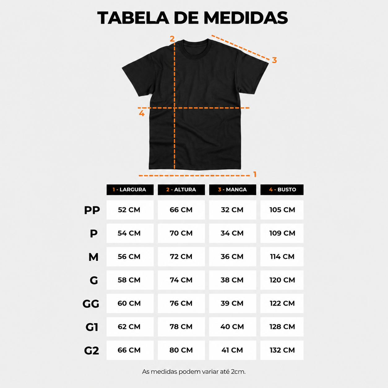 Camisetas Basic HVB Lisa - Kit 3